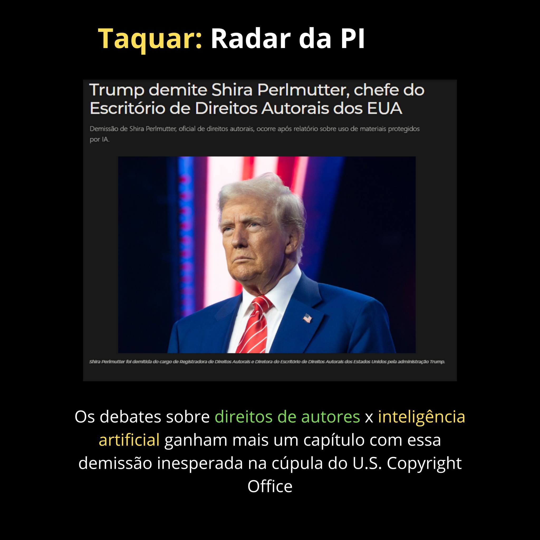 🔎 Taquar: Radar da Propriedade Intelectual